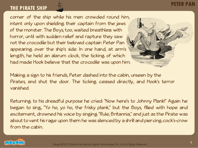 The Pirate Ship The Story Of Peter Pan - Mocomi.com