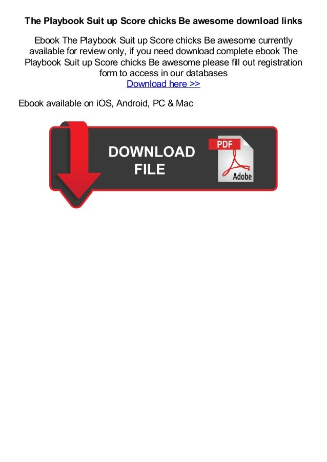 the playbook barney stinson pdf download