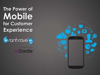 The power of mobile for customer experience