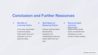 The-Power-of-Python-Programming.pptx | Programming Languages | Computing