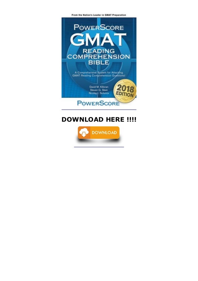 Powerscore Gmat Verbal Bible – POWERSCORE CR BIBLE PDF FOR PURCHASE ...
