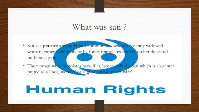 The practice of sati