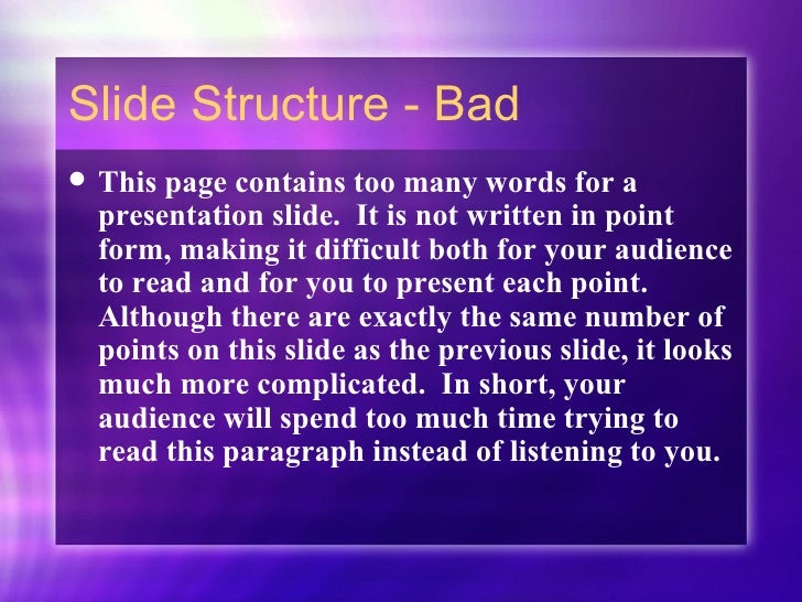bad powerpoint presentation