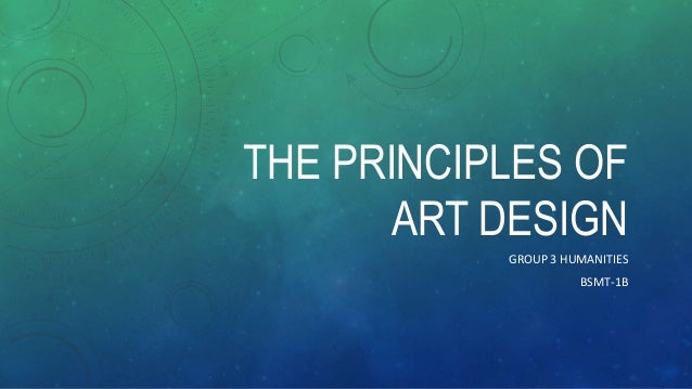 3 Principles Of Art : The principles of art design