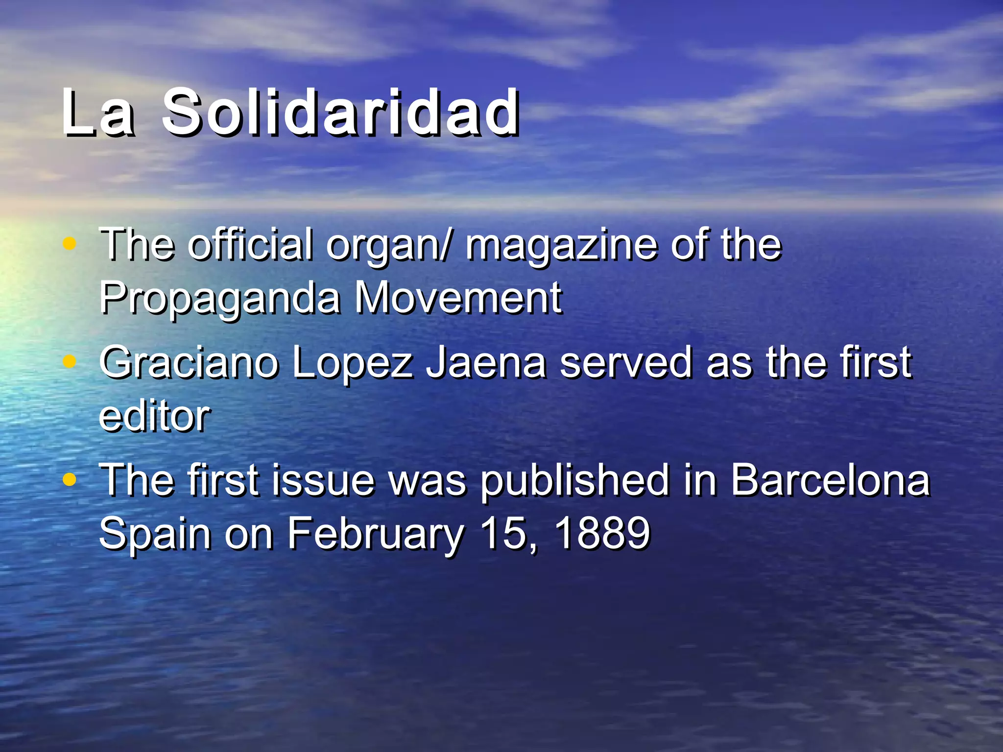 The propaganda-movement-1226568905065425-9 | PPT