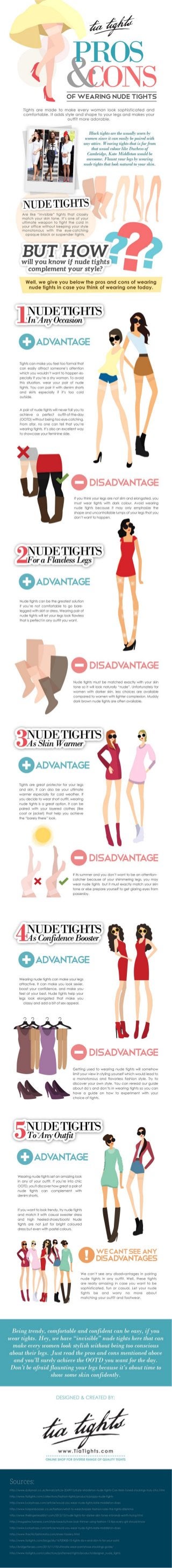 The Pros and Cons of Wearing Nude Tights (Infographic)
