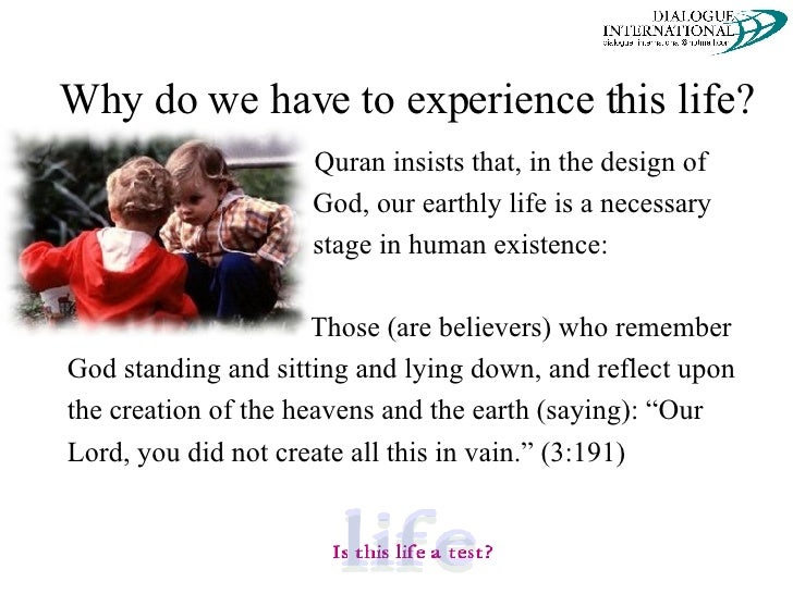 purpose of life in islam powerpoint presentation