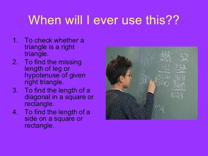The Pythagorean Theorem