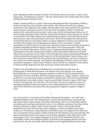 The Quest For the Origins of Vedic Culture: The Indo-Aryan Migration ...