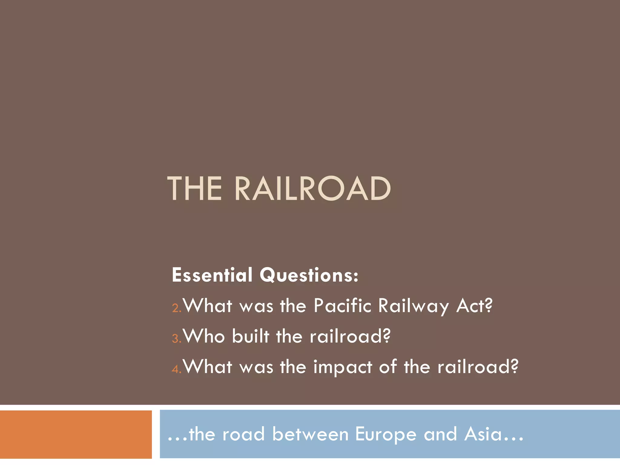 Pacific Railroad Act Apush - uqlw34v