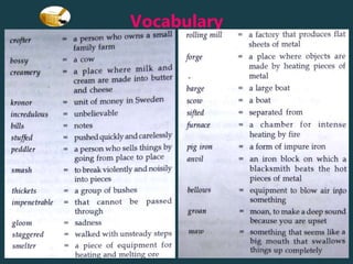 Vocabulary
 