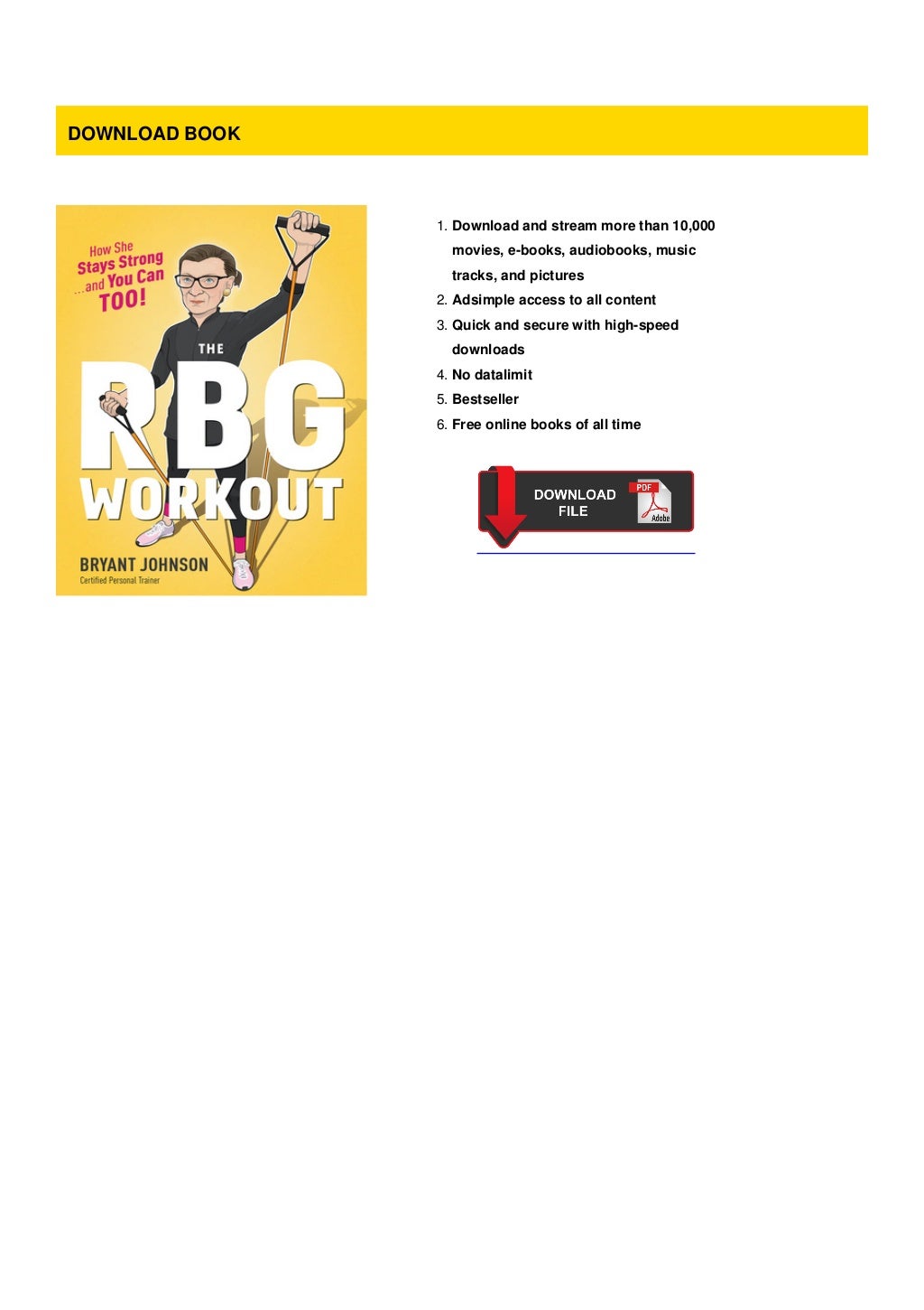 6 Day Rbg workout book for Weight Loss