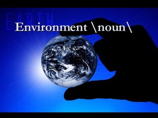 Environment \noun\ 