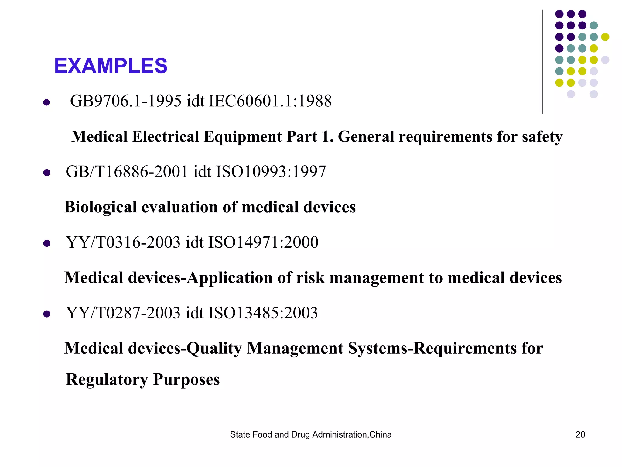 The Regulation Of Medical Device In China