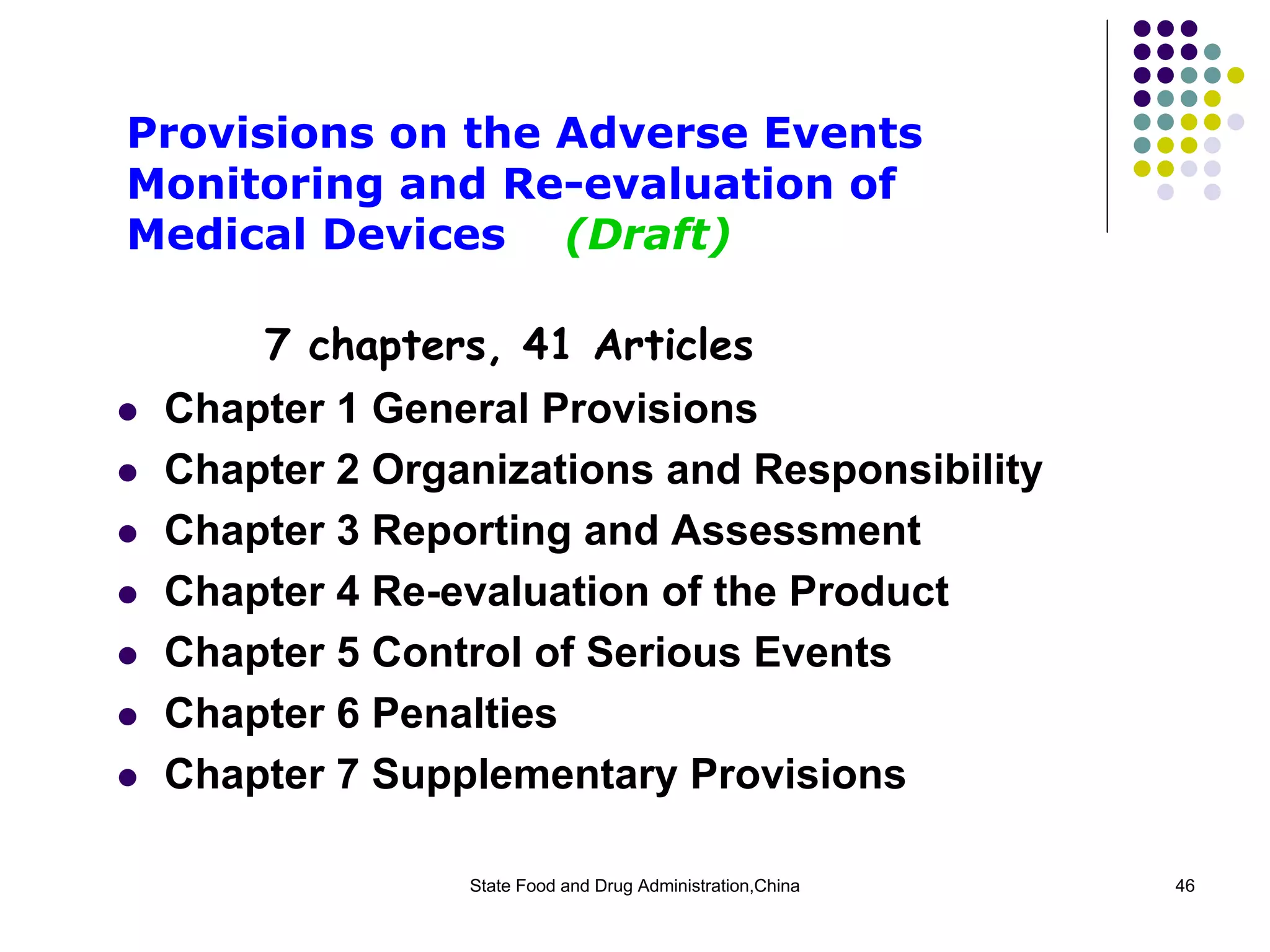 The Regulation Of Medical Device In China