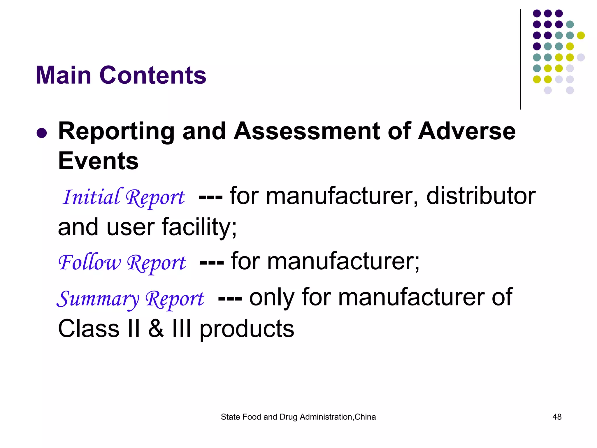 The Regulation Of Medical Device In China