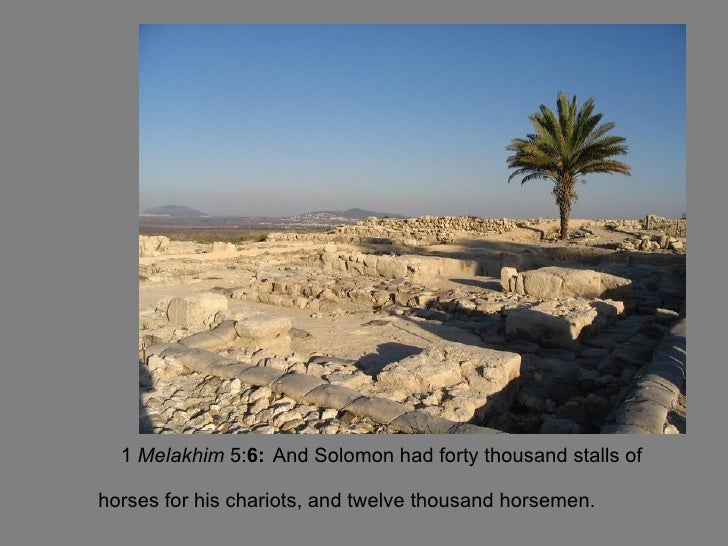 The reign of king solomon
