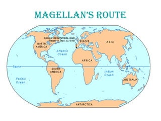 Magellan’s route 