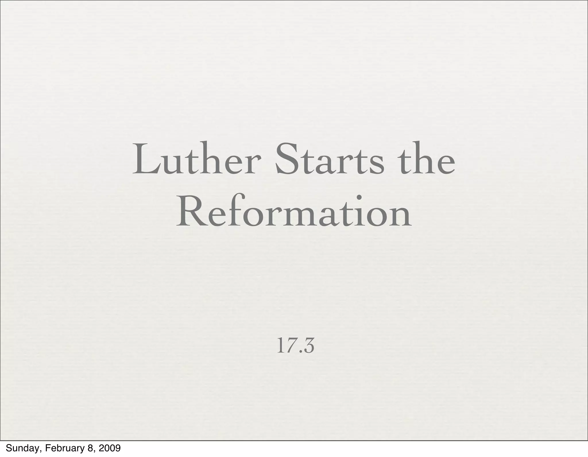 The Renaissance Slides