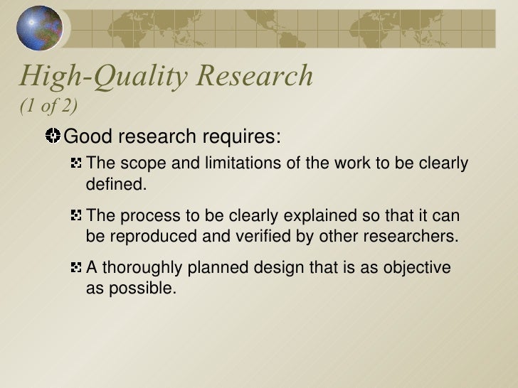 What is research?