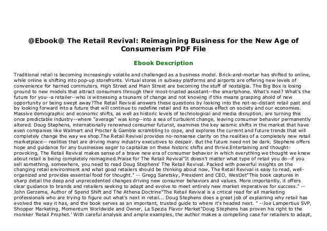 Stephen s Retail Revival The New Age