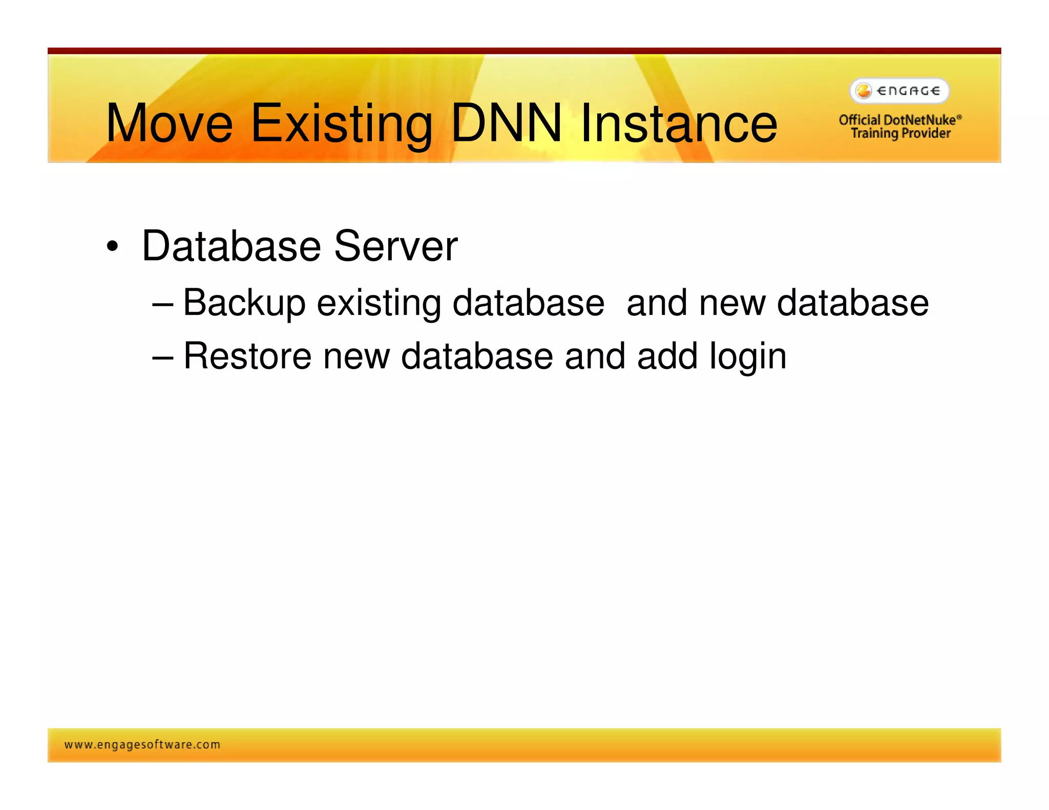 The Right Way To Install Upgrade Dnn