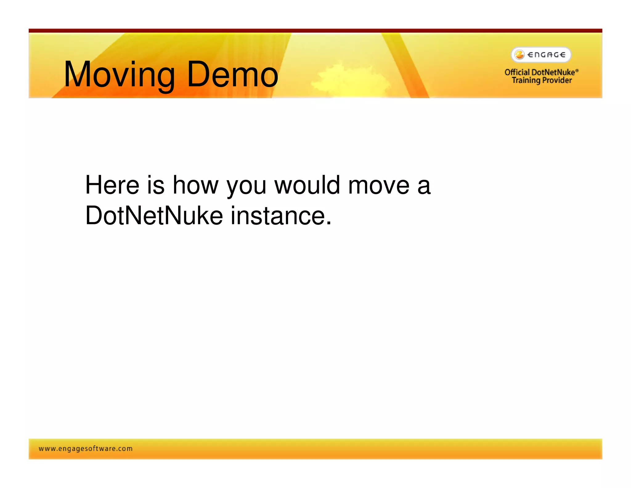 The Right Way To Install Upgrade Dnn