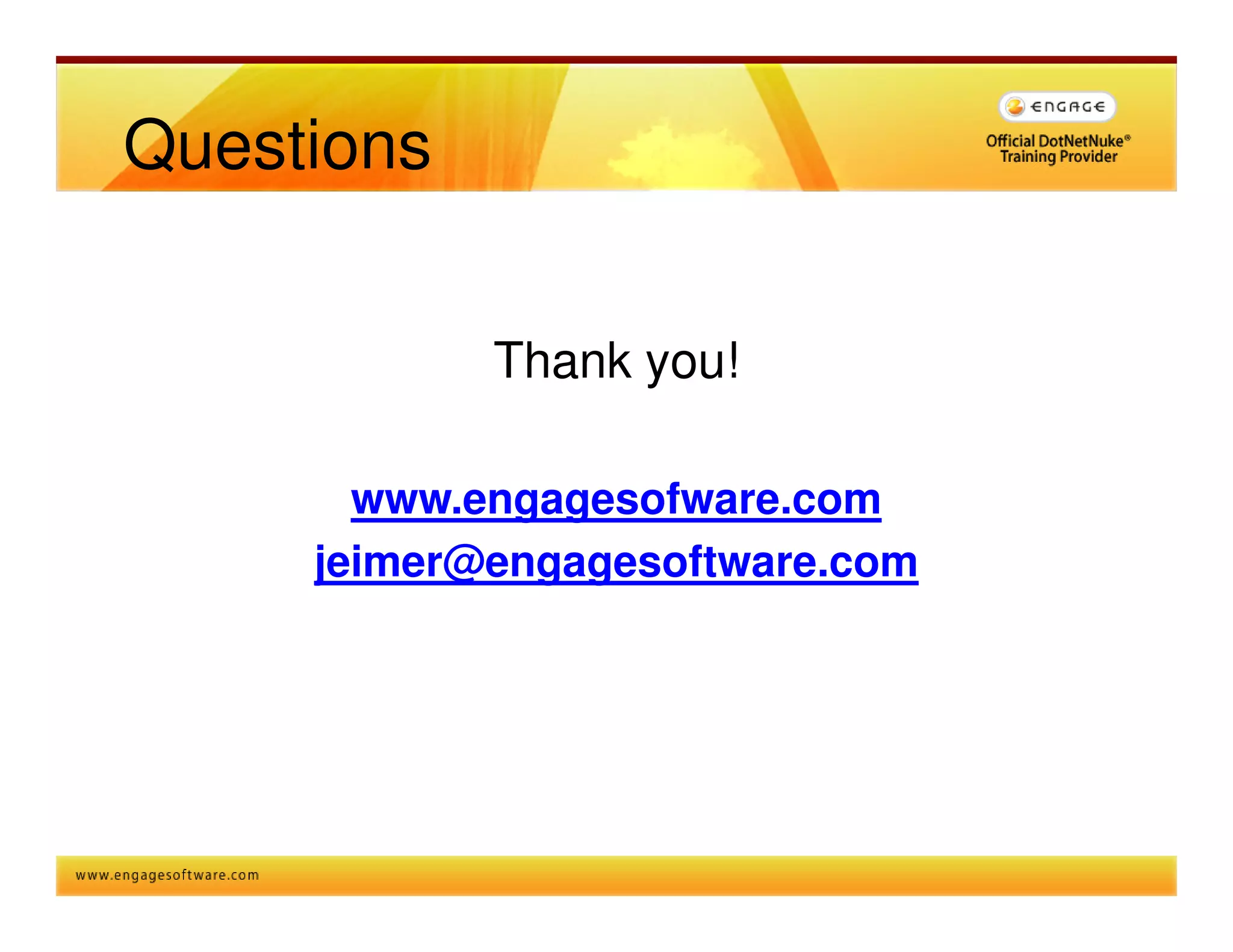 The Right Way To Install Upgrade Dnn