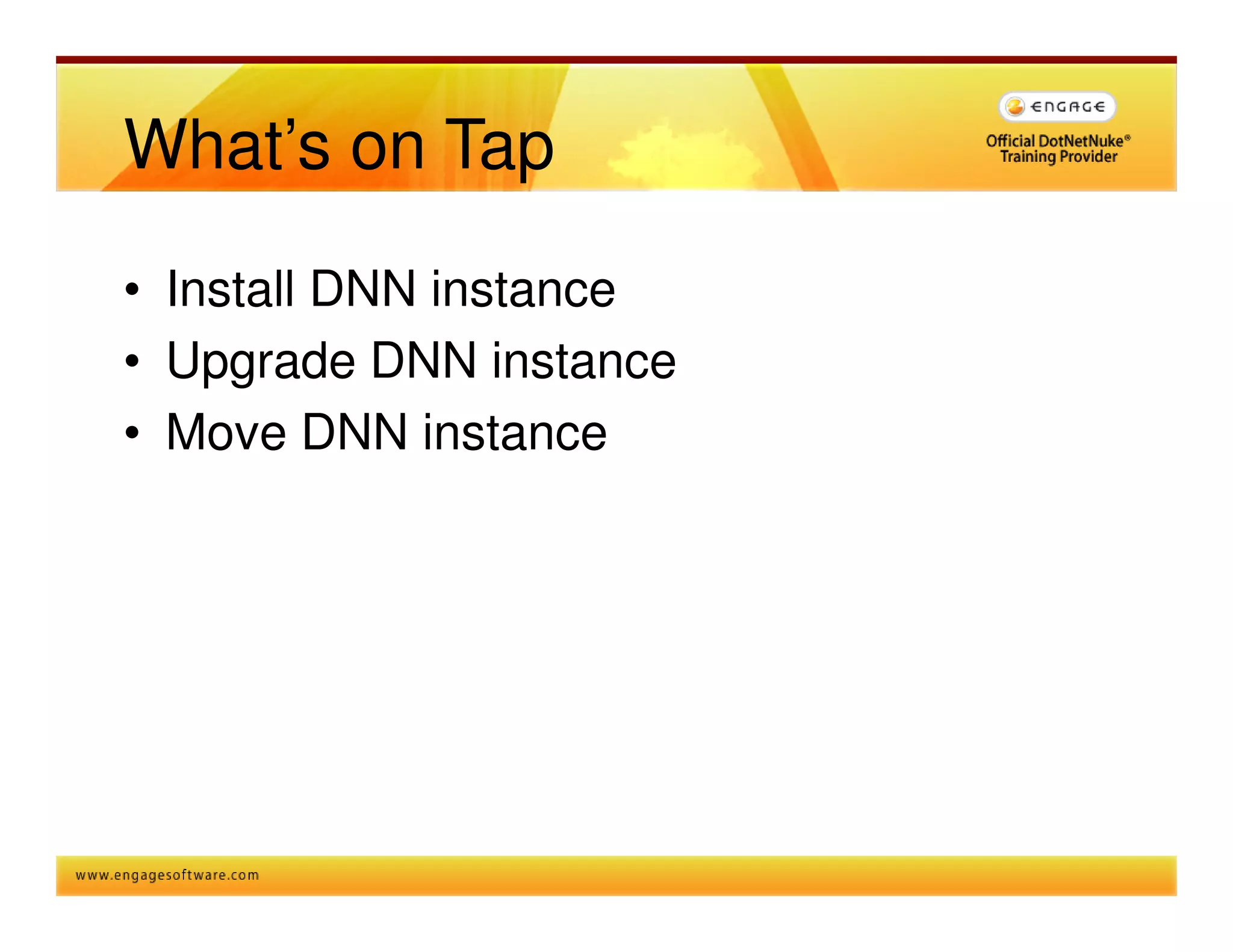The Right Way To Install Upgrade Dnn