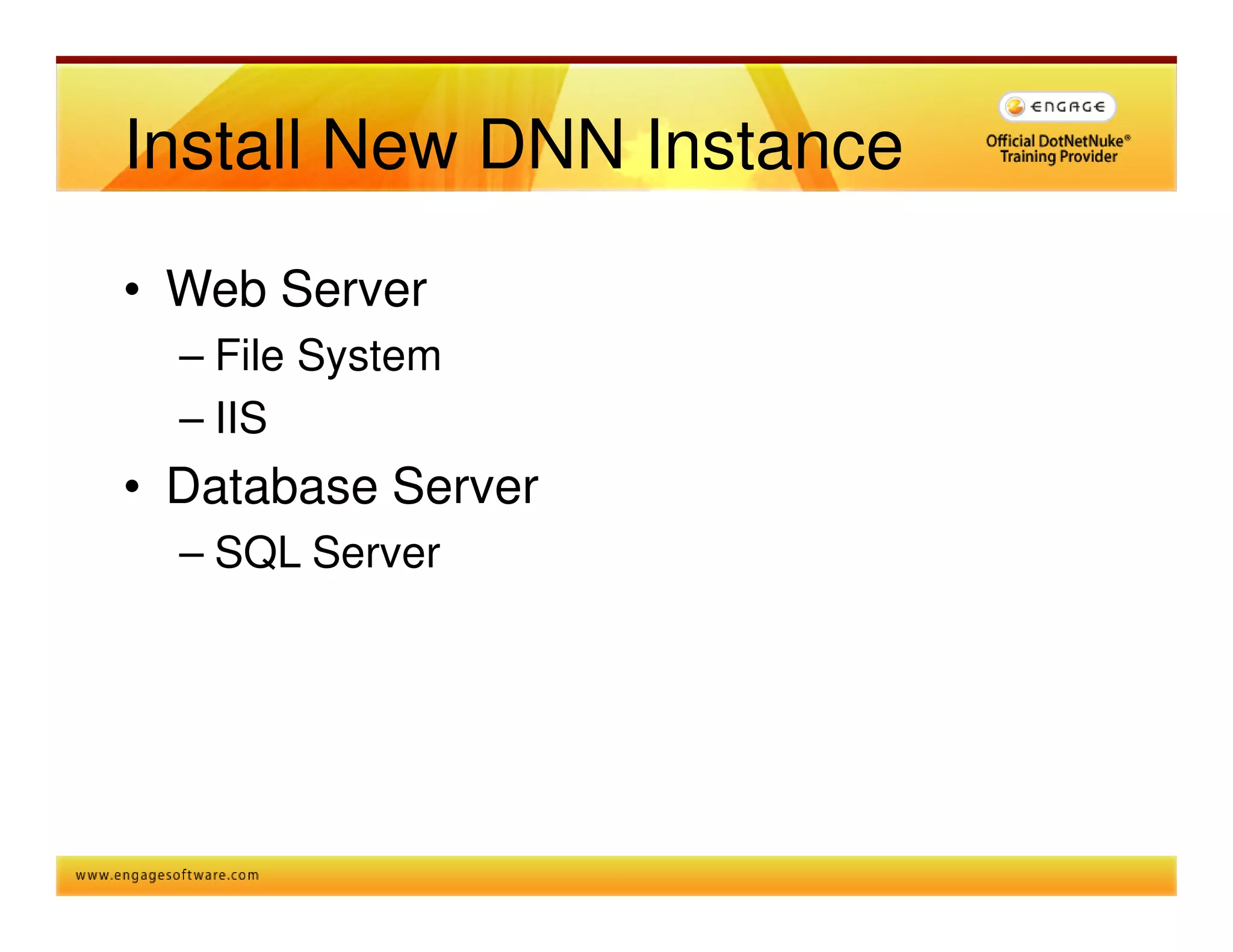The Right Way To Install Upgrade Dnn
