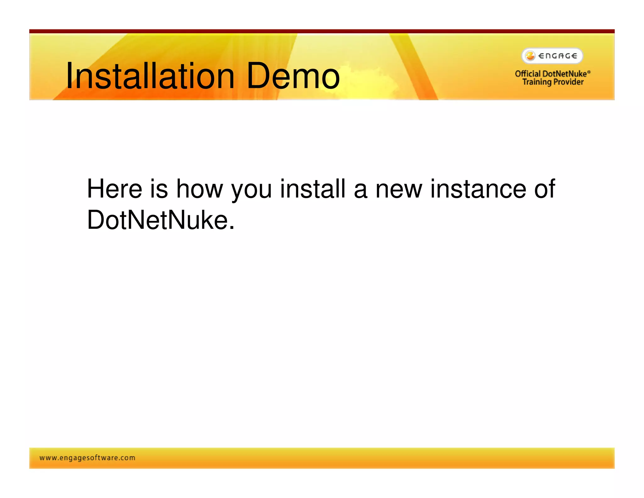The Right Way To Install Upgrade Dnn