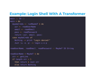 The Road To Monad Transformers | PDF
