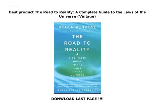 Best product The Road to Reality: A Complete Guide to the Laws of the ...