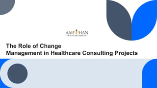 The Role of Change
Management in Healthcare Consulting Projects
 
