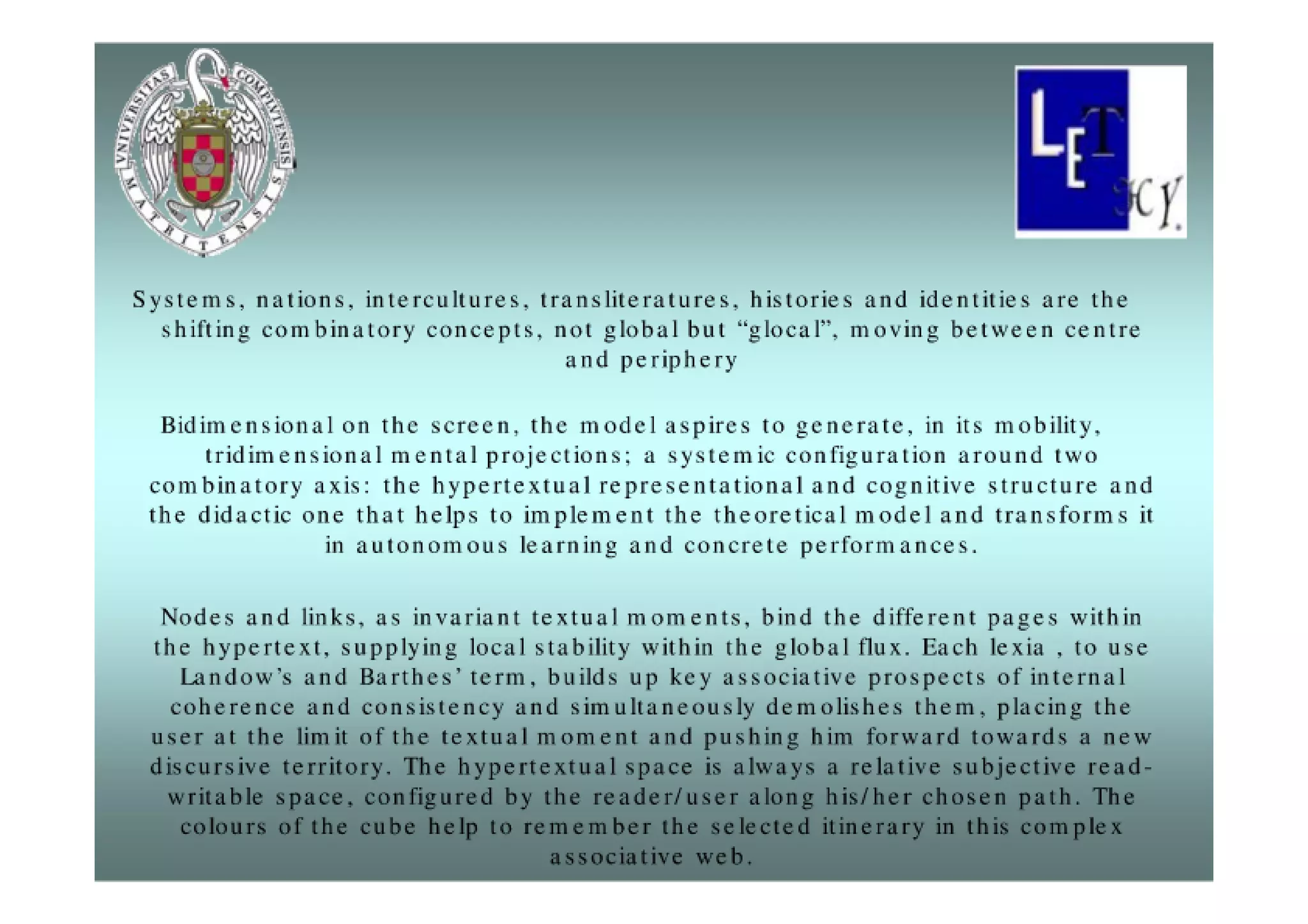 The role of education within the framework of information sciences and technologies