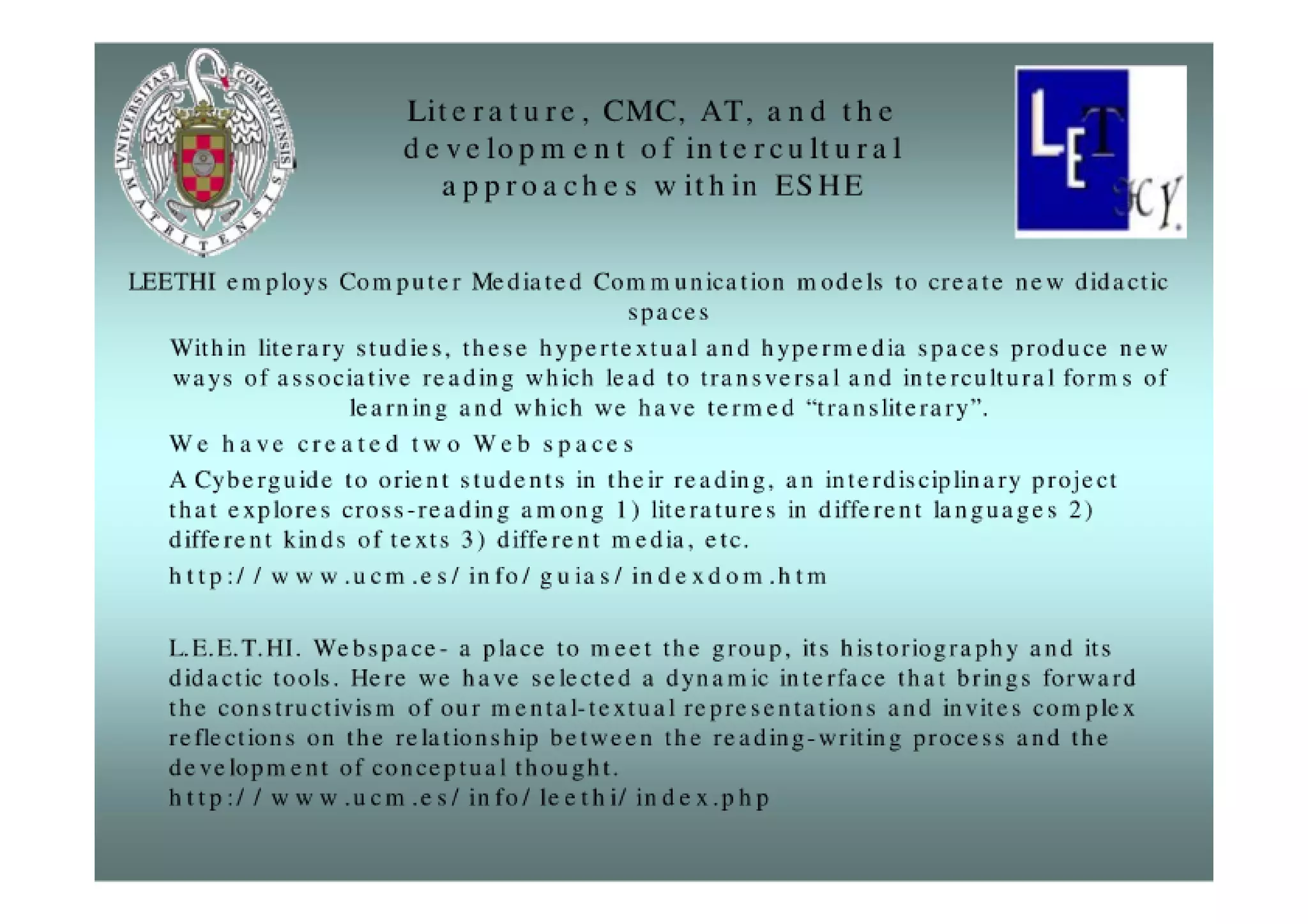 The role of education within the framework of information sciences and technologies