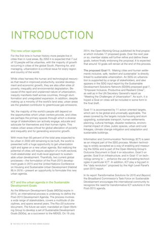 The role of ICT in the new urban agenda | PDF