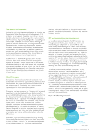 The role of ICT in the new urban agenda | PDF