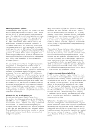 The role of ICT in the new urban agenda | PDF