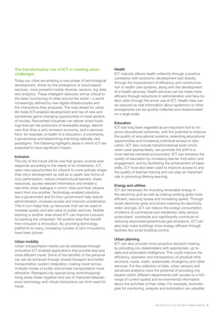 The role of ICT in the new urban agenda | PDF