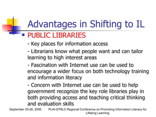 The Role of Libraries and Librarians in Information Literacy | PPT