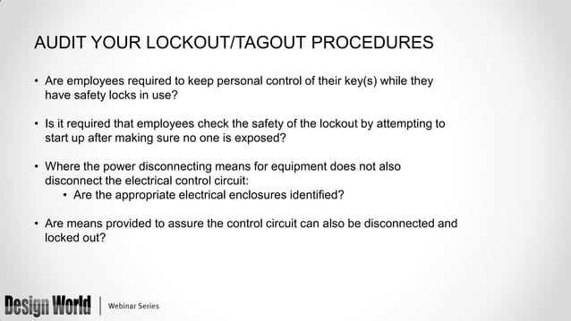 Are you at Risk? The Role of Lockout/Tagout in Pneumatic Safety | PPT