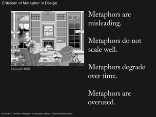 Criticism of Metaphor in Design


                                                                                     Met...