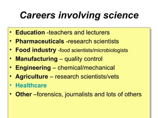 The Roles Of Scientists | PPT