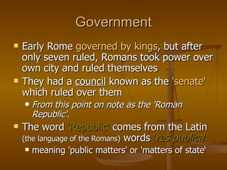 The Roman Empire | PPT