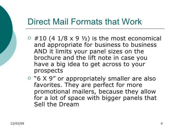 The Rules Of Direct Mail