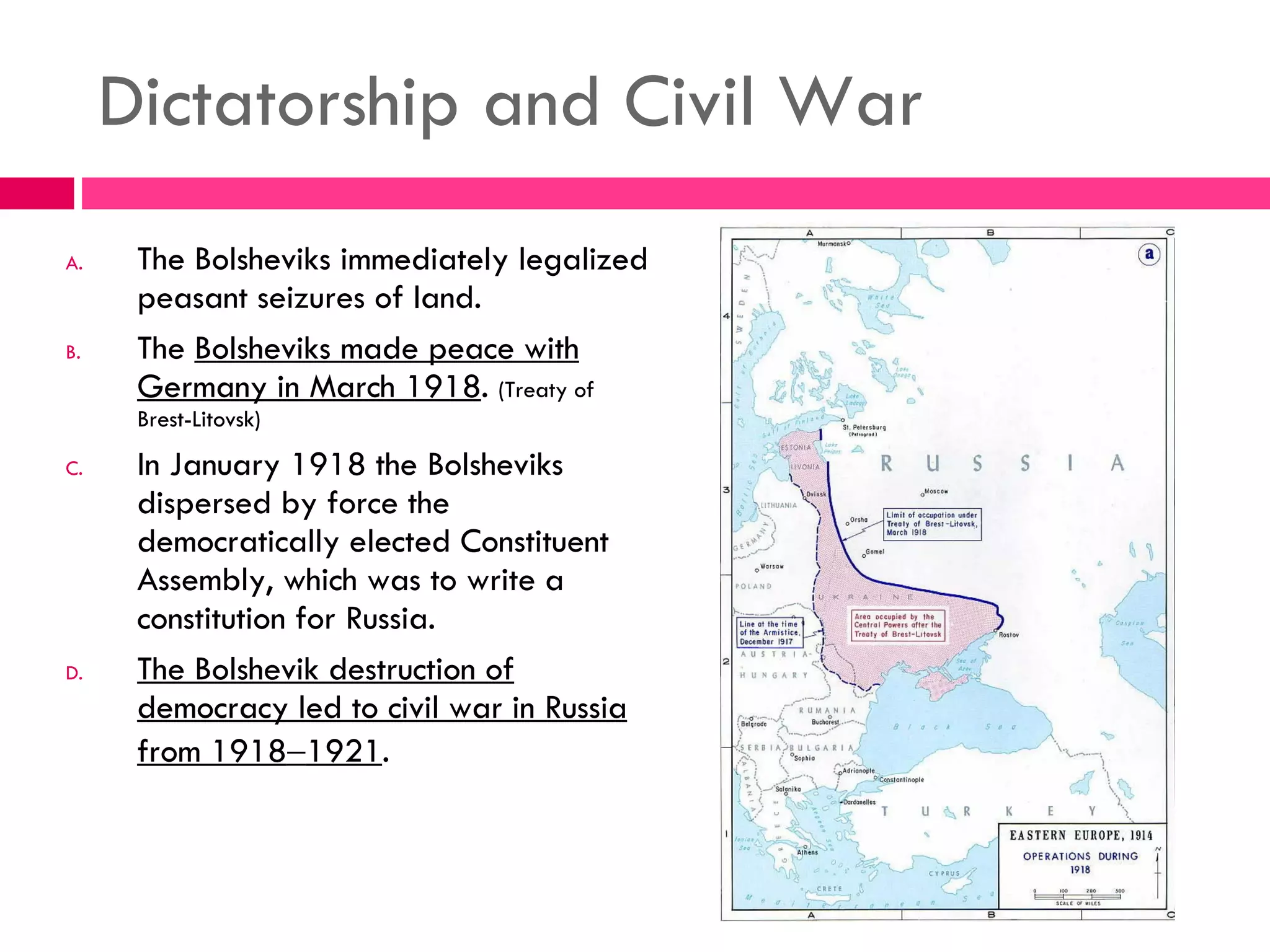 The Russian Revolution Of 1917 1924 | PPT