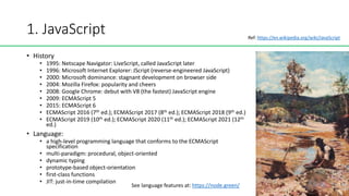 The Saga of JavaScript and TypeScript: Part 1 | PPTX