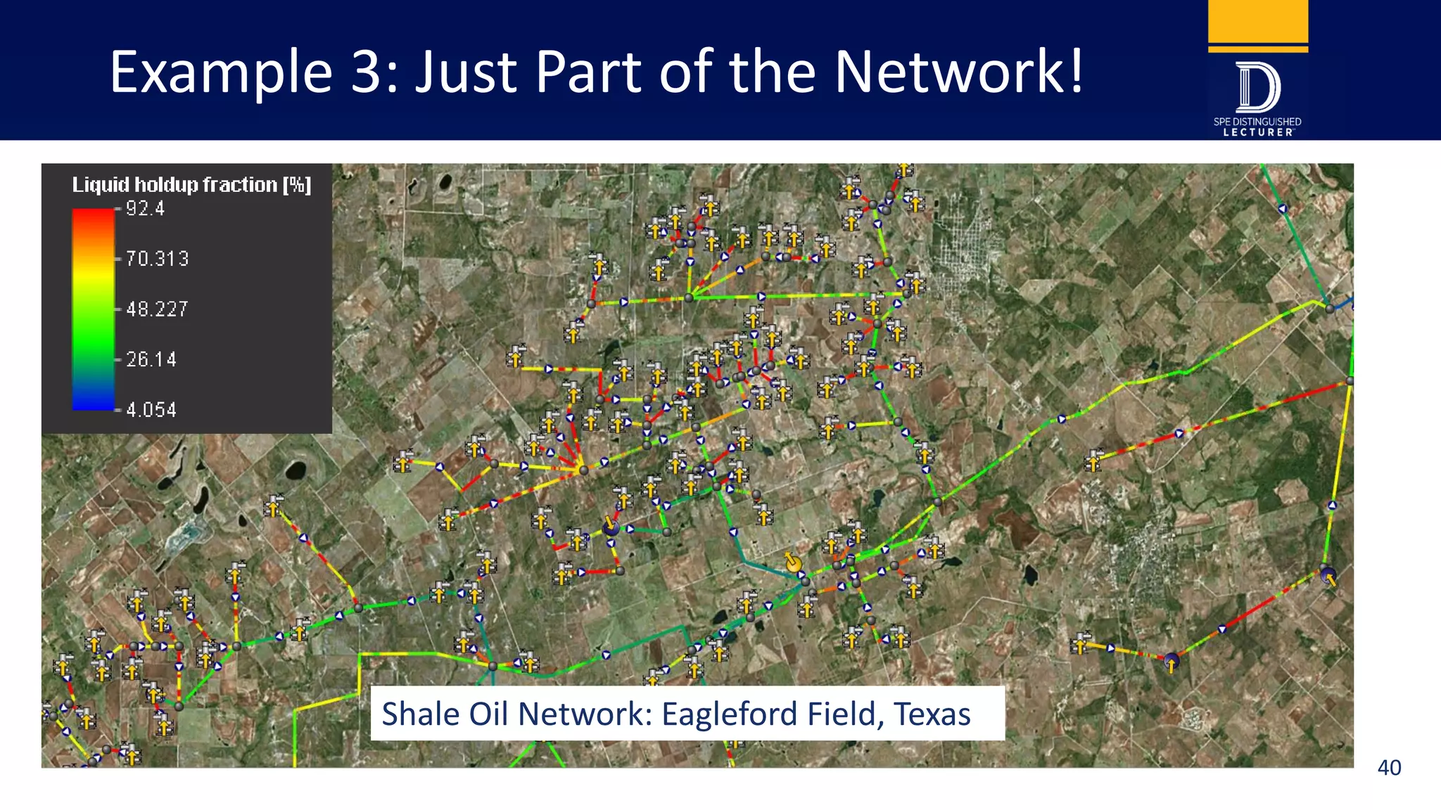 Example 3: Just Part of the Network!
Shale Oil Network: Eagleford Field, Texas
40
 