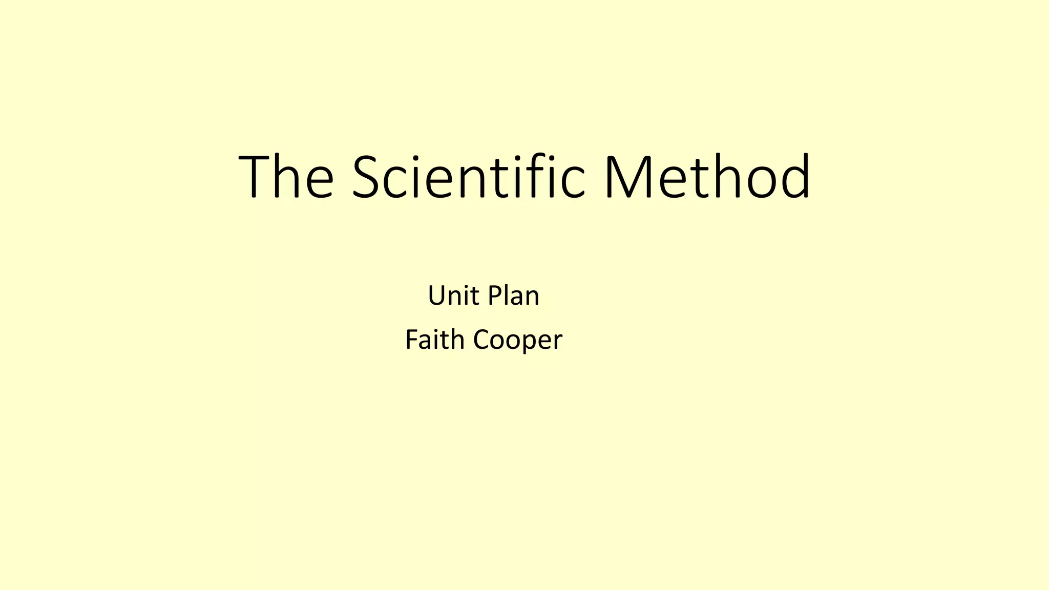 Unit plan powerpoint | PPT